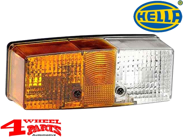 Turn Signal and Parking Lamp Front Right on the Fender from Hella Jeep  Wrangler YJ year 87-95 EU ModelRight on the Fender Jeep Wrangler YJ year  87-95 EU Model | 4 Wheel Parts