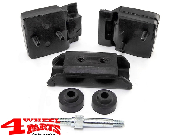 Motor Mount Kit incl. Transmission Mount Jeep CJ year 74-86 with 5,0 L 8 Cyl.