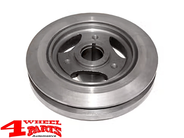 Harmonic Vibration Balancer on the Crankshaft Jeep CJ year 75-86 + Wrangler  YJ year 87-90 4,2 L 6 Cyl. | 4 Wheel Parts