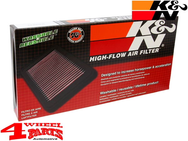 Sport Air Filter K&N Jeep Wrangler YJ year 87-95 2,5 + 4,0 L