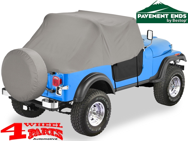 Trail Cover from Pavement Ends Charcoal Jeep CJ + Wrangler YJ year 76-91 |  4 Wheel Parts
