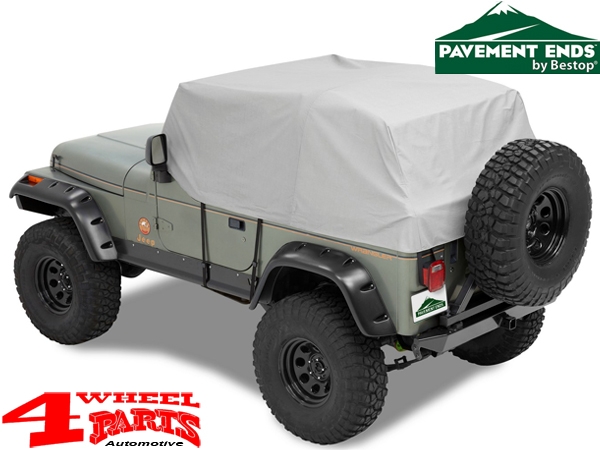 Trail Cover from Pavement Ends Charcoal Jeep Wrangler YJ year 92-95 | 4 Wheel Parts Trail Cover from Pavement Ends Charcoal Jeep Wrangler YJ year 92-95 | 4 Wheel Parts