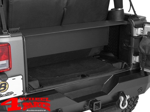 Rear Storage Box Instatrunk behind the Seat Bench 2 pieces Bestop Jeep  Wrangler JK year 11-18 2- or 4-doors | 4 Wheel Parts