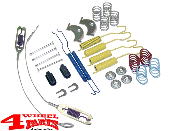 Bremse Federn + Kleinteile Satz Cherokee XJ 91-01 10" + ZJ 93-96