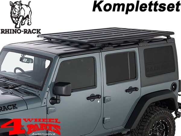 Dachträger Rhino Rack Montagekit + Plattform JK Bj. 07-18 4-Türer