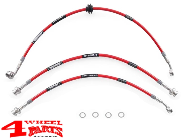 Bremsschlauch Set 3-teilig +50 Jimny FJ Bj. 98-18 ohne ESC