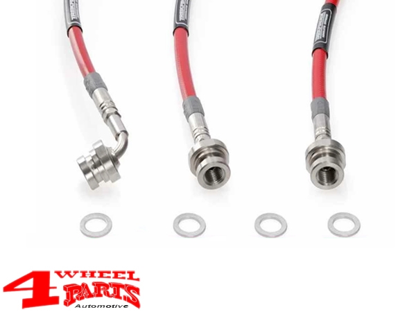 Bremsschlauch Set 3-teilig +50 Jimny FJ Bj. 98-18 ohne ESC