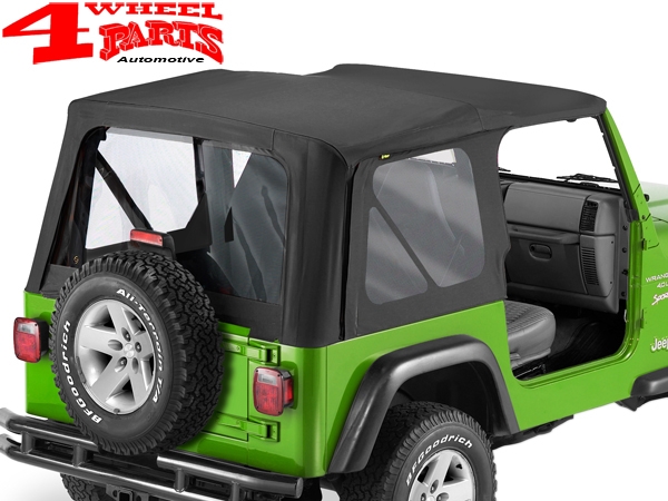 Replacement Soft Top Black Diamond Jeep Wrangler TJ year 03-06