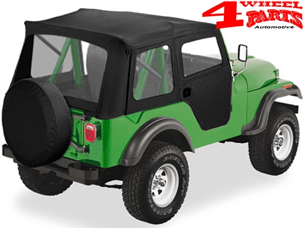 Supertop incl. 2 pce. Soft Doors Black Crush CJ5 55-75 + M38A1 51-62