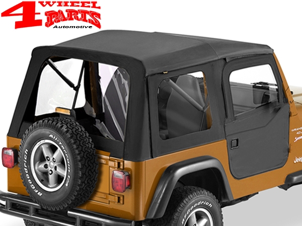 Supertop Soft Top Incl 2 Pce Soft Doors Black Denim With Clear