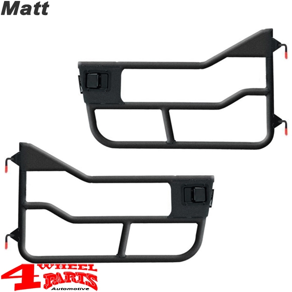 Half Doors Element Tube Doors Pair Black Matt Bestop Jeep Wrangler