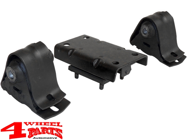 Motor Mount Kit incl. Transmission Mount Jeep Wrangler TJ year 97-06 with  4,0 L 6 Cyl. Engine | 4 Wheel Parts