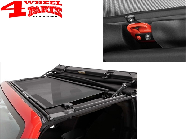 Sunshade Retractable Bestop Wrangler JK year 07-18 Hardtop Model