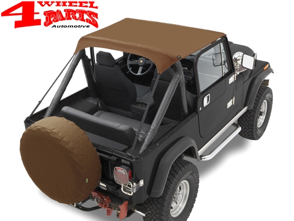 Bikini Top Traditional Tan Denim Bestop CJ7 + Wrangler YJ 76-91