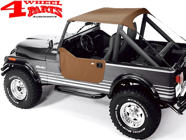 Bikini Top Traditional Tan Denim Bestop CJ7 + Wrangler YJ 76-91