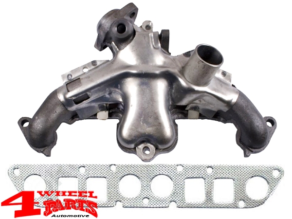 Exhaust Manifold Kit Jeep Wrangler YJ TJ + Cherokee XJ year 91-02 with 2,5  L 4 Cyl. Engine | 4 Wheel Parts