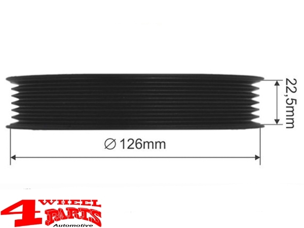 Idler Pulley Wrangler TJ 03-06 + Cherokee KJ 02-05 2,4 L
