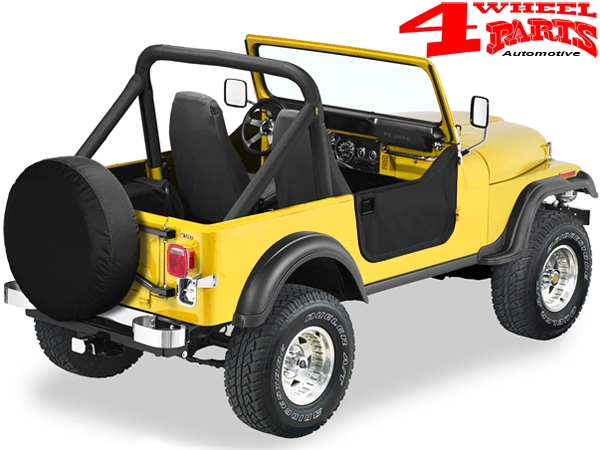 Halbtüren Paar Black Crush Bestop CJ7 Bj. 76-80