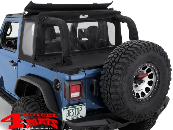 Halftop Bestop Black Twill Wrangler JL Bj. 18-21 2-Türer