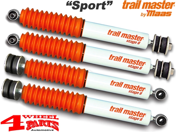 Gas Shock Set +50-60mm Lift Kit Trailmaster Mercedes G Model year 1979-