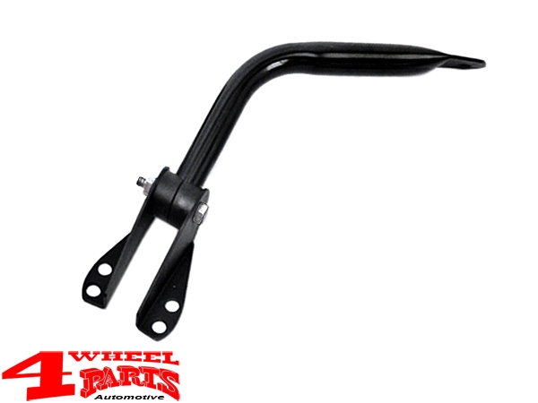 Mirror Arm & Bracket Right Black CJ + Wrangler YJ year 55-95