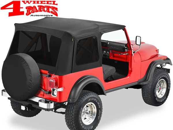 Supertop Black Denim tinted Windows CJ + Wrangler YJ year 76-95