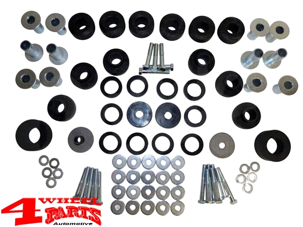 Body Tub factory-style Mounting Kit incl Screws Jeep CJ year 79-86