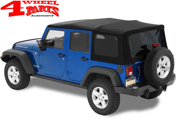 Supertop NX Black Twill Jeep Wrangler JK year 07-18 4-doors