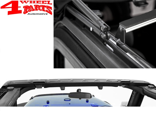 Supertop NX Black Twill Jeep Wrangler JK year 07-18 4-doors