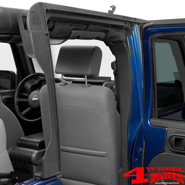 Supertop NX Black Twill Jeep Wrangler JK year 07-18 4-doors