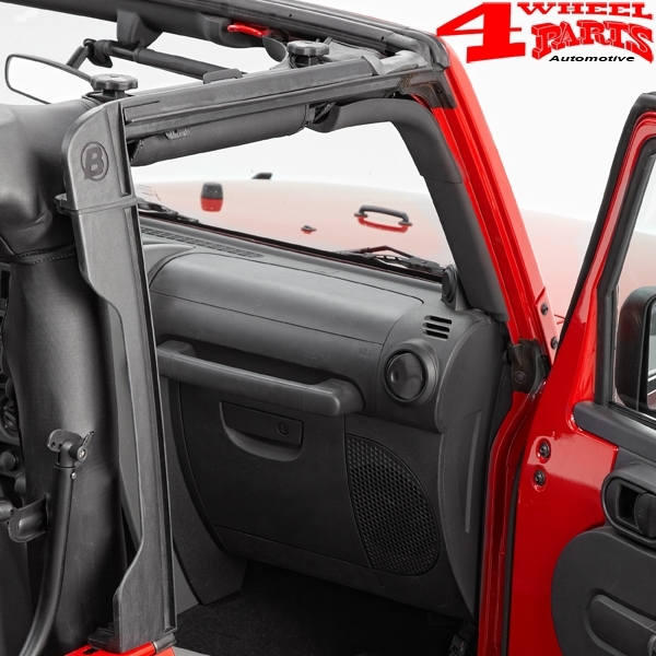 Soft Top Door Surround Kit Front Bestop Wrangler JK year 07-18 2-doors