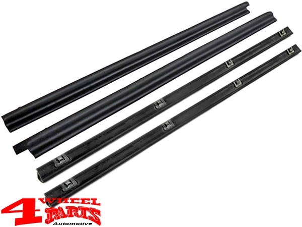 Door Seal Kit 4-pieces Left and Right CJ + Wrangler YJ 82-95