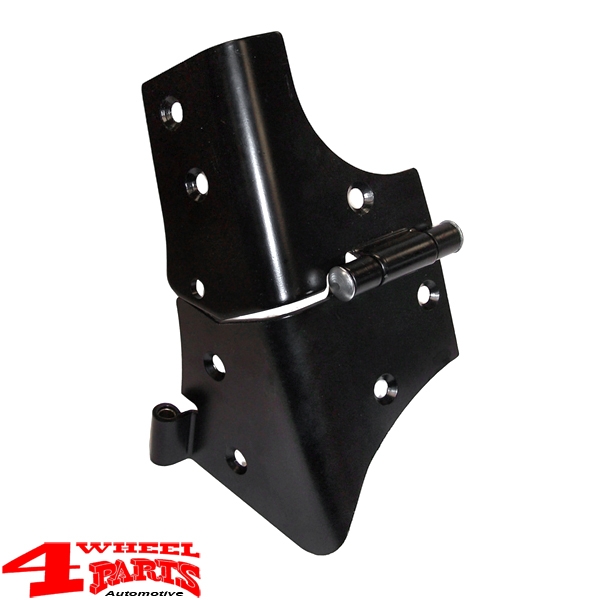 Windshield Hinge Right in Black Wrangler TJ year 97-06