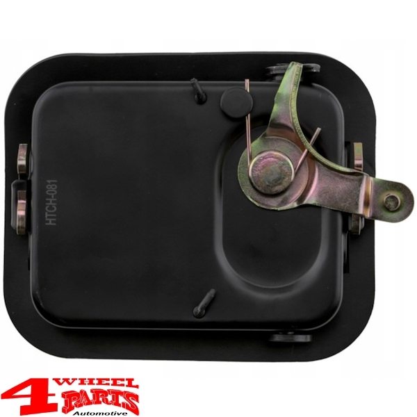Türgriffmulde außen Stahltüre schwarz CJ + Wrangler YJ TJ 81-06