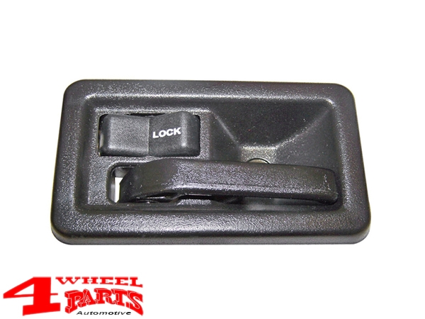Door Handle inner Left Black CJ + Wrangler YJ TJ 82-02