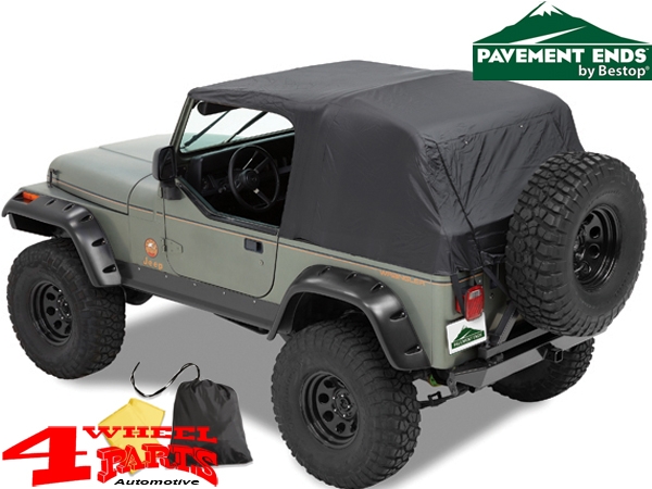 Emergency Top With Stuff Sack & Rain Ponchos Pavement Ends Jeep Wrangler YJ  year 92-95 | 4 Wheel Parts