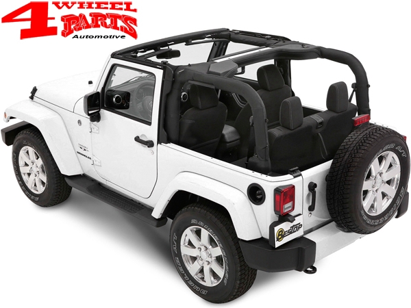 Trektop NX Plus Bestop Black Diamond Wrangler JK year 07-18 2-doors