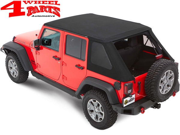 Trektop NX Plus Bestop Black Twill Wrangler JK year 07-18 4-doors
