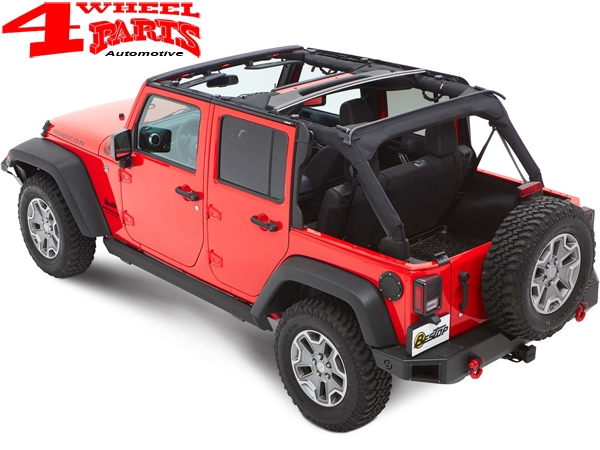 Trektop NX Plus Bestop Black Twill Wrangler JK year 07-18 4-doors