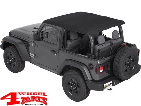 Trektop NX Plus Bestop Black Twill Wrangler JL year 18-24 2-doors