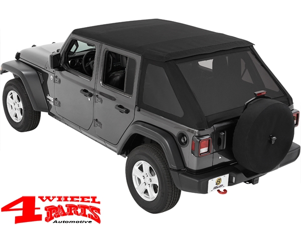 Trektop NX Plus Bestop Black Twill Wrangler JL Bj. 18-24 4-Türer