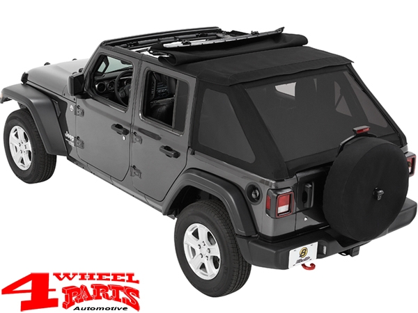 Trektop NX Plus Bestop Black Diamond Wrangler JL year 18-24 4-doors