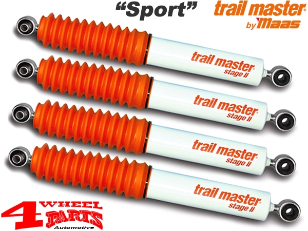 Gas Shock Set Sport +90-120mm Lift Trailmaster Blazer + Jimny + S10 + S15 4WD year 83-04