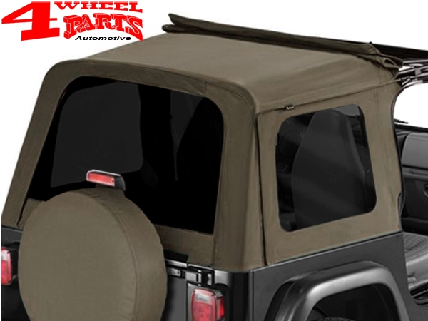 Tinted Window Kit Sunrider Khaki Diamond Wrangler TJ year 97-06