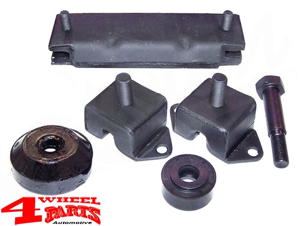 Motor Mount Kit incl. Transmission Mount T90 CJ + Willys year 41-71
