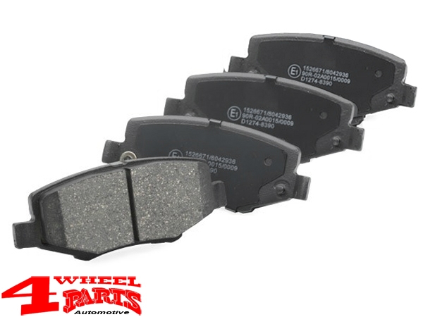 Bremsklötze Satz hinten JK Bj. 07-18 + KK Bj. 08-12 Euro + US Modell