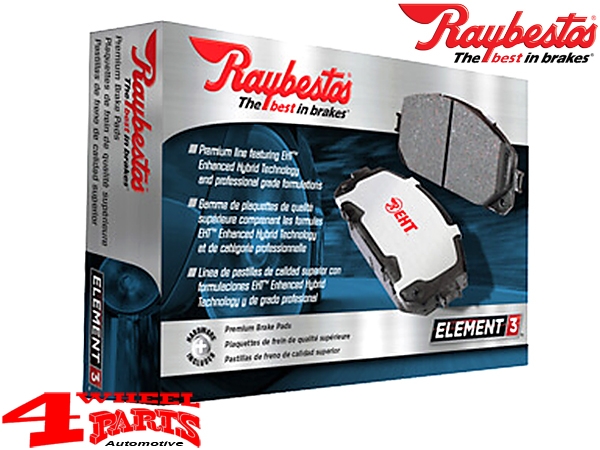 Brake Pad Set Rear EHT Ceramik and Semi-Metallic from Raybestos 