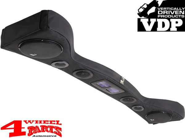 Overhead Soundbar Deluxe 6-Speaker Black Denim Wrangler YJ TJ 87-02