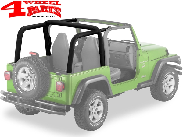 Überrollbügelpolster Black Denim Bestop Wrangler TJ Bj. 97-02