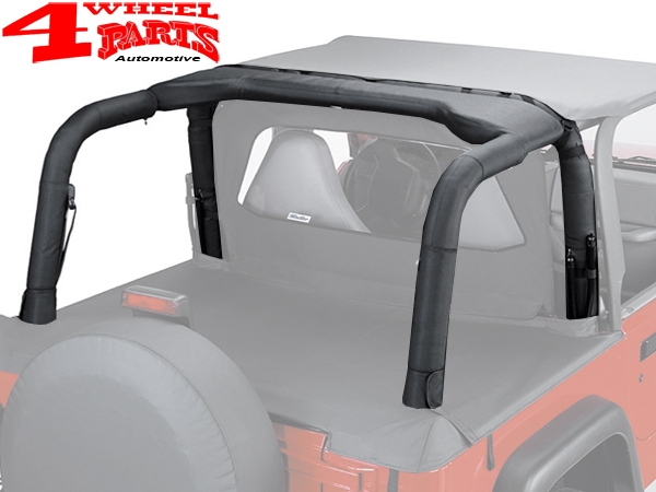 Duster Deck Cover Hardtop Model Bestop Black Denim Softtop Jeep CJ7 +  Wrangler YJ year 80-91 | 4 Wheel Parts